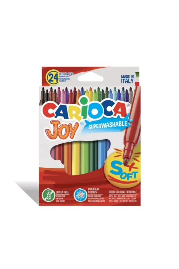 Joy Süper Yıkanabilir Keçeli Boya Kalemi 24’lü 40615 Joy Süper Yıkanabilir Keçeli Boya Kalemi 24’lü 40615
