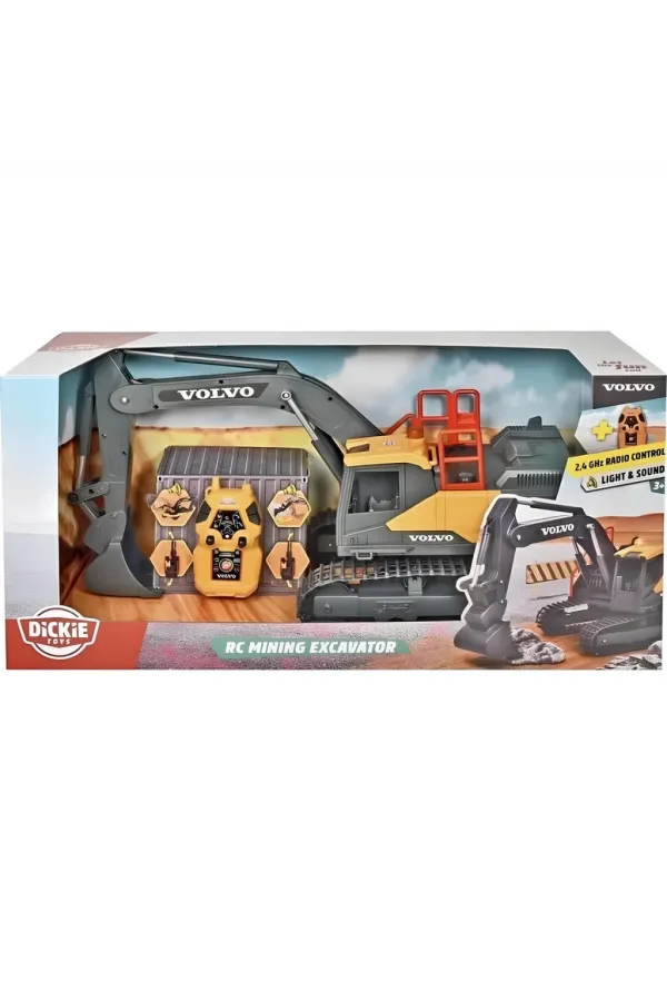 Dickie Toys Rc Volvo Maden Ekskavatörü Dickie Toys Rc Volvo Maden Ekskavatörü