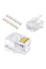 Powermaster Telefon Soketi 6p/6c (100'lü Paket) Powermaster Telefon Soketi 6p/6c (100'lü Paket)