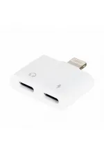 Powermaster İp Şarj Lightning Kulaklık Çoklayıcı Powermaster İp Şarj Lightning Kulaklık Çoklayıcı