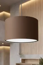 Kahverengi Kumaş Başlıklı Sarkıt Avize 35 Cm Kahverengi Kumaş Başlıklı Sarkıt Avize 35 Cm