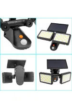 Powermaster Sensörlü 36 Cob Ledli Solar Aydınlatmalı Duvar Lambası W770b Powermaster Sensörlü 36 Cob Ledli Solar Aydınlatmalı Duvar Lambası W770b