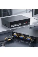 Powermaster 2 Port 250 Mhz Vga Splitter Dağıtıcı Powermaster 2 Port 250 Mhz Vga Splitter Dağıtıcı