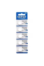 Supex Cr1632 3 Volt Lityum 1632 Düğme Pil (5'li Paket) Supex Cr1632 3 Volt Lityum 1632 Düğme Pil (5'li Paket)