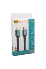 Fully G-506f 3 Metre 8k V2.1 Ultra Hd Hdmı Görüntü Kablosu Fully G-506f 3 Metre 8k V2.1 Ultra Hd Hdmı Görüntü Kablosu