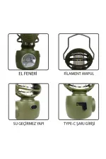 Powermaster Lf-3328b 30watt Kamp Lambası Powermaster Lf-3328b 30watt Kamp Lambası