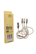 Powermaster Pm-2368 Micro Usb - Type-c - Lightning Şarj Ve Data Kablosu 2.1 Amper 110cm Örgülü Powermaster Pm-2368 Micro Usb - Type-c - Lightning Şarj Ve Data Kablosu 2.1 Amper 110cm Örgülü