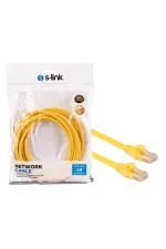 S-link Sl-cat605ye Cat6 5 Metre Rj45 Patch Network Ethernet İnternet Kablosu S-link Sl-cat605ye Cat6 5 Metre Rj45 Patch Network Ethernet İnternet Kablosu