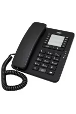 Karel Tm-142 Analog Sabit Kablolu Ekransız Siyah Masaüstü Telefon Karel Tm-142 Analog Sabit Kablolu Ekransız Siyah Masaüstü Telefon