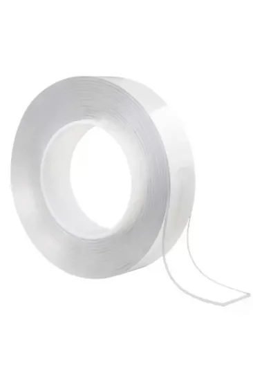 Sunup 30mm 3 Metre Çift Taraflı Nano Teknoloji Süper Yapıştırıcı Şeffaf Bant