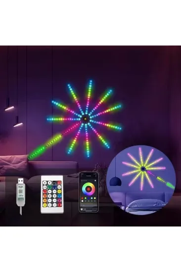 Sunup Rgb Led’li Işıklı Ses Kontrüllü Havai Fişek Cihazı Sunup Rgb Led’li Işıklı Ses Kontrüllü Havai Fişek Cihazı