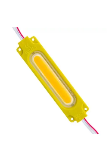 Powermaster 12 Volt 2 Watt Sarı Modül Led (68x16 Mm) Powermaster 12 Volt 2 Watt Sarı Modül Led (68x16 Mm)