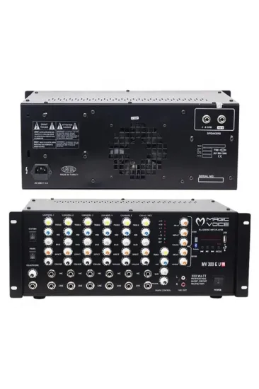 Magicvoice Mv-300ef-tr 300 Watt 6 Mikrofon Girişli Usb-bluetooth Destekli Trafolu Mixer Anfi Magicvoice Mv-300ef-tr 300 Watt 6 Mikrofon Girişli Usb-bluetooth Destekli Trafolu Mixer Anfi