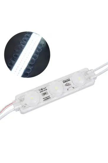 Powermaster 7516 75x15mm Dc12v 1.5w Soğuk Beyaz Modül Led Powermaster 7516 75x15mm Dc12v 1.5w Soğuk Beyaz Modül Led