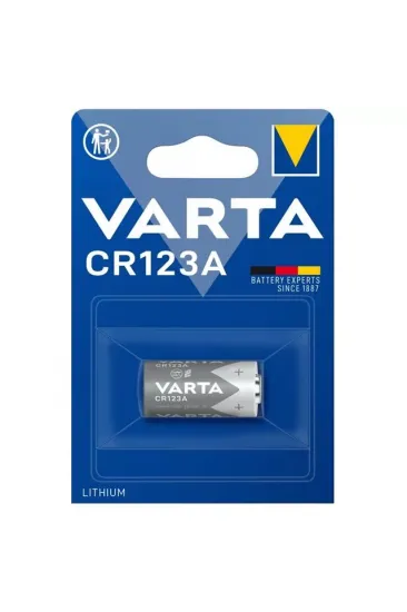 Varta Cr123a 3 Volt Lityum Pil Tekli Varta Cr123a 3 Volt Lityum Pil Tekli