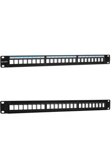 S-link Sl-f24n Jack'sız 24'lü Patch Panel S-link Sl-f24n Jack'sız 24'lü Patch Panel