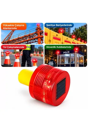 Powermaster Pm-39273 Kırmızı İkaz Lambası 125x80mm