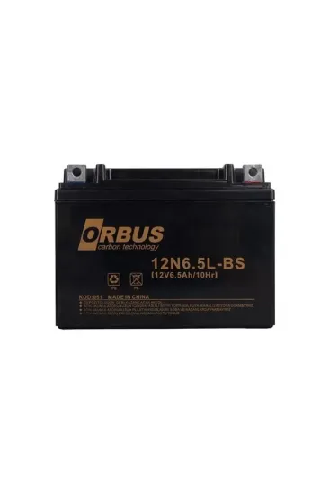 Orbus 12n6.5l-bs 12v 6.5a Motosiklet Aküsü (139 X 66 X 100 Mm) (2.05kg) Orbus 12n6.5l-bs 12v 6.5a Motosiklet Aküsü (139 X 66 X 100 Mm) (2.05kg)