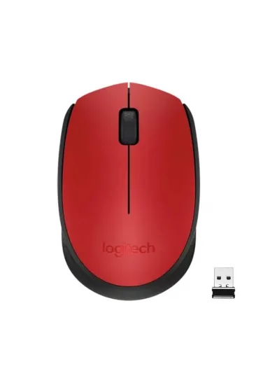 Logitech M171 Usb Kırmızı Kablosuz Mouse Logitech M171 Usb Kırmızı Kablosuz Mouse