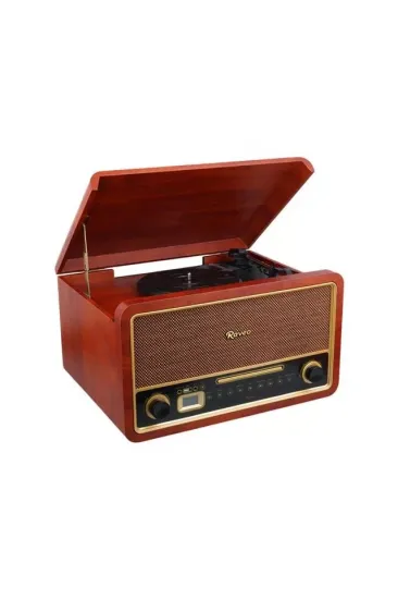 Magicvoice F29 Retro Vintage Çanta Pikap - Cd - Radyo - Bluetooth - Aux - Usb Mp3 Çalar