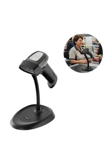 Tiwox Vs-336 2d Karekod Kablolu Usb Barkod Okuyucu Stand Tiwox Vs-336 2d Karekod Kablolu Usb Barkod Okuyucu Stand