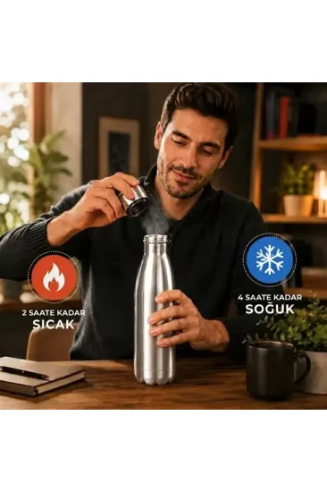 Sunup Sn-25713 Şişe Tipi 500 Ml. Paslanmaz Çelik Termos Sunup Sn-25713 Şişe Tipi 500 Ml. Paslanmaz Çelik Termos