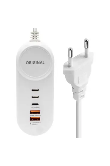 Powermaster Pm-20659 15 Watt 2 Type-c + 2 Usb-a Şarj + Pd Lightning Adaptör Powermaster Pm-20659 15 Watt 2 Type-c + 2 Usb-a Şarj + Pd Lightning Adaptör