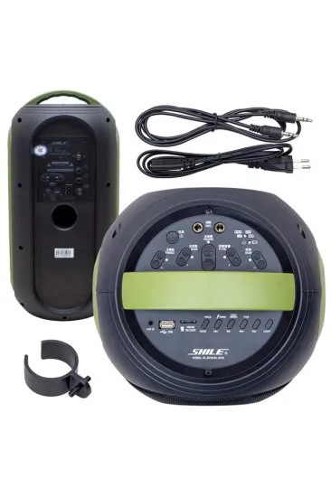 Shile Sl-2019a El Mikrofonlu-kumandalı Usb/sd/bt Işıklı Taşınabilir Şarjlı Seyyar Anfi Shile Sl-2019a El Mikrofonlu-kumandalı Usb/sd/bt Işıklı Taşınabilir Şarjlı Seyyar Anfi