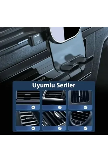 Powerway Tt49 Araç İçi Petek Klima İçin Kıskaçlı Destekli Telefon Tutucu Powerway Tt49 Araç İçi Petek Klima İçin Kıskaçlı Destekli Telefon Tutucu