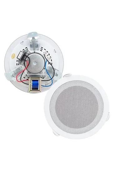 Magicvoice Mv-6695 18 Cm 6 Watt Beyaz Trafolu Metal Kasa Alçıpan Hoparlör Magicvoice Mv-6695 18 Cm 6 Watt Beyaz Trafolu Metal Kasa Alçıpan Hoparlör