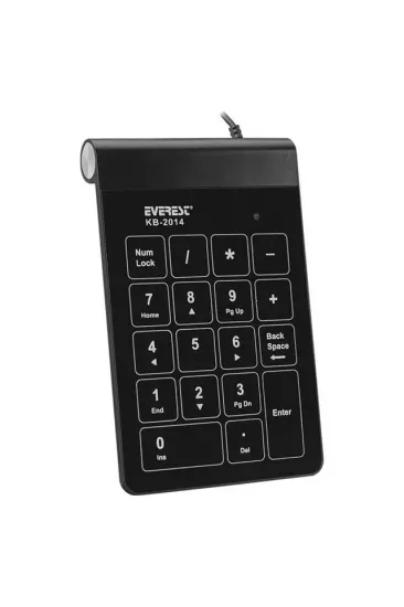 Everest Kb-2014 Usb Dokunmatik Numerik Standart Klavye Everest Kb-2014 Usb Dokunmatik Numerik Standart Klavye