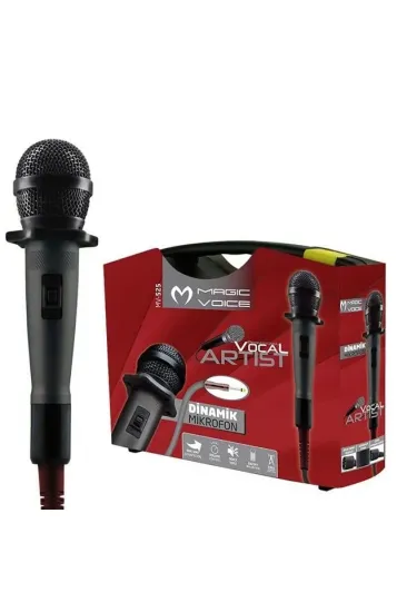 Magicvoice Mv-525 Dinamik Profesyonel 4.5 Metre Kablolu El Mikrofonu Magicvoice Mv-525 Dinamik Profesyonel 4.5 Metre Kablolu El Mikrofonu