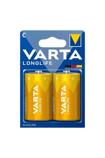 Varta Longlife Power Alkalin Orta Boy C Pil (2'li Paket) Varta Longlife Power Alkalin Orta Boy C Pil (2'li Paket)