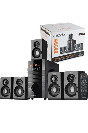 Mikado Md-856bt Usb-sd-fm Destekli Multimedya 5+1 Bluetooth Speaker