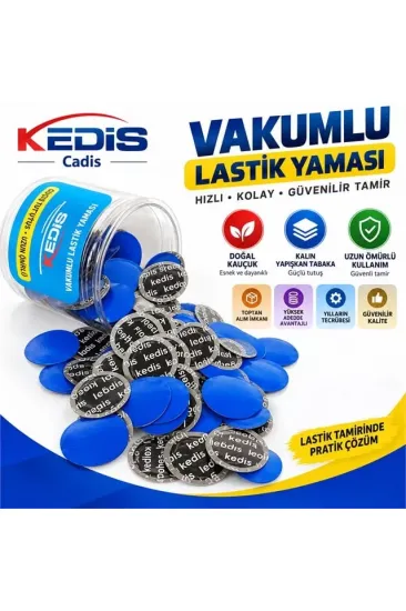 Sunup Sn-38105 Lastik Tamir Yaması 80mm Doğal Kauçuk Soğuk Yama Seti (36'li Paket)