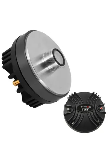 Magicvoice M-51/b 80w Rms 8 Ohm 51mm Profesyonel Hoparlör Tweeter Driver Ünitesi Magicvoice M-51/b 80w Rms 8 Ohm 51mm Profesyonel Hoparlör Tweeter Driver Ünitesi