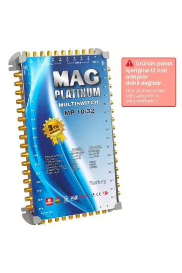 10*32 Sonlu/kaskatlı Swıtchlı Uydu Santrali Mag Platınum
