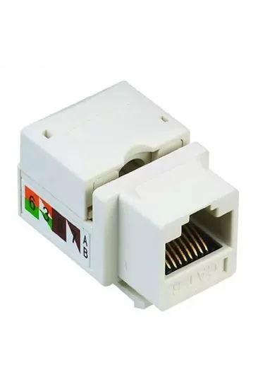 Rj45 Şase Utp Cat6 8p8c 90° Keystone Jack Rj45 Şase Utp Cat6 8p8c 90° Keystone Jack