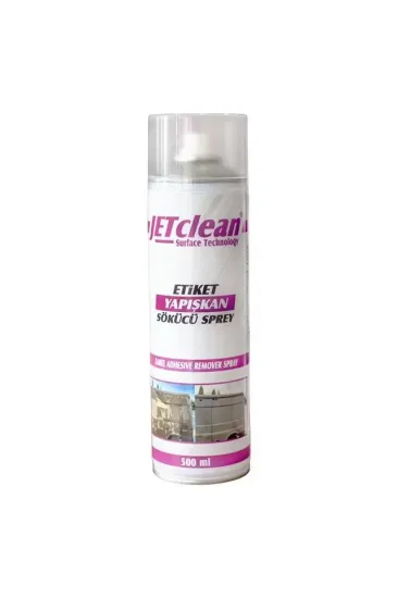 Jetclean Etiket Yapışkan Bant Sökücü Sprey 500ml Jetclean Etiket Yapışkan Bant Sökücü Sprey 500ml