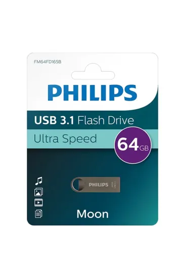 Philips Moon Fm64fd165b/00 64gb Usb 3.1 Flash Bellek Philips Moon Fm64fd165b/00 64gb Usb 3.1 Flash Bellek