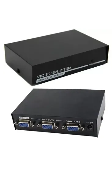 Powermaster 2 Port 250 Mhz Vga Splitter Dağıtıcı Powermaster 2 Port 250 Mhz Vga Splitter Dağıtıcı