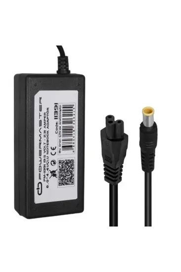 Powermaster Pm-11391 19.5 Volt 2.31 Amper 6.0×4.4 Uçlu Notebook Adaptörü Powermaster Pm-11391 19.5 Volt 2.31 Amper 6.0×4.4 Uçlu Notebook Adaptörü