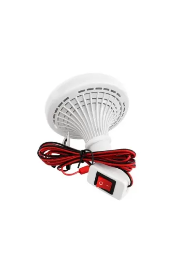 Powermaster Anahtarlı 12 Volt 24 Watt Akü Maşalı 2 Metre Kablolu Led Ampul Powermaster Anahtarlı 12 Volt 24 Watt Akü Maşalı 2 Metre Kablolu Led Ampul
