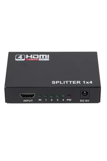 Powermaster Pm-12081 4 Port Hdmı Splitter Dağıtıcı 1.4v 1080p 4kx2k Powermaster Pm-12081 4 Port Hdmı Splitter Dağıtıcı 1.4v 1080p 4kx2k