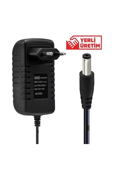 Weko 12.6 Volt 1 Amper 5.5 X 2.5 Uçlu Şarjlı Matkap Adaptörü Weko 12.6 Volt 1 Amper 5.5 X 2.5 Uçlu Şarjlı Matkap Adaptörü