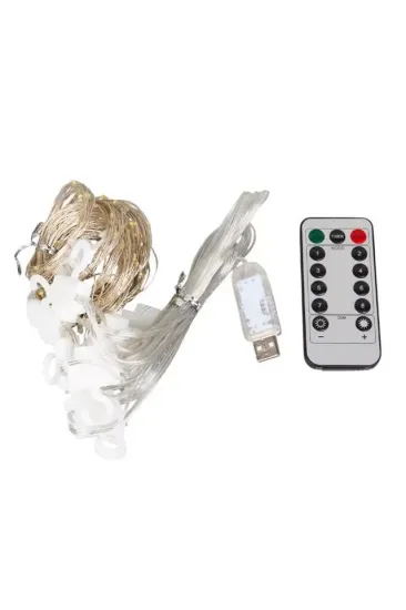 Winnboss Ekl-11 300 Günışığı Ledli Peri Motifli 3x3 Perde Dekoratif Aydınlatma 8 Modlu Usb 5vdc Kumandalı
