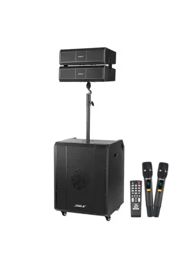 Shile Sl-9 400w Aktif Kule Ses Sistemi 2 Adet Kablosuz Mikrofonlu Tekerlekli Mdf Kasa Bluetooth/tws/dsp Destekli Pa Seti Shile Sl-9 400w Aktif Kule Ses Sistemi 2 Adet Kablosuz Mikrofonlu Tekerlekli Mdf Kasa Bluetooth/tws/dsp Destekli Pa Seti