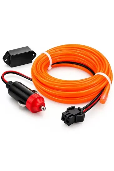 Powermaster 5 Metre Oranj Araç İçi Neon İp Aydınlatma Powermaster 5 Metre Oranj Araç İçi Neon İp Aydınlatma