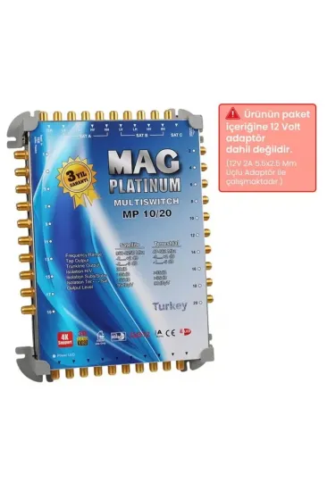 10*20 Sonlu/kaskatlı Swıtchlı Uydu Santrali Mag Platınum 10*20 Sonlu/kaskatlı Swıtchlı Uydu Santrali Mag Platınum