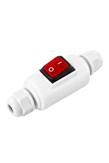 Powermaster Pm-26936 Su Geçirmez Beyaz Kablo Switch 4 Pin